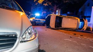Die Frau hatte sich mit ihrem Auto bei dem Unfall überschlagen. Foto: 7aktuell.de/ NR/7aktuell.de | NR