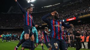 Barça-Jubel beim Classico – Hinter den Kulissen schlägt sich der Verein mit einer Affäre herum. Foto: AFP/LLUIS GENE