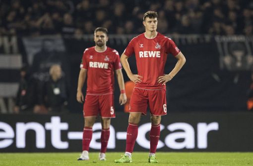 Die Kölner waren nach der Niederlage bedient. Foto: IMAGO/Eibner/IMAGO/Eibner-Pressefoto/Nikola Krstic