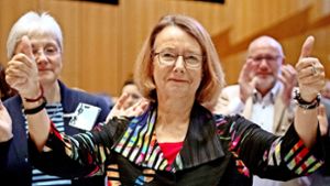 Der Vizepräsidentin des Europaparlaments, Evelyne Gebhardt, droht das Aus. Foto: dpa