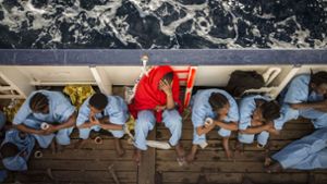 Die EU hat ein Zehn-Punkte-Programm gegen die Zustrom von Flüchtlingen aus Nordafrika beschlossen.Flüchtlinge sollen demnach in Libyen abgefangen werden. Foto: AP