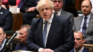 Premierminister Boris Johnson  kommt in Bedrängnis. Foto: AFP/JESSICA TAYLOR