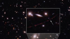 Das „Hubble“-Weltraumteleskop hat einen Stern in Rekordentfernung erspäht: 12,9 Milliarden Lichtjahre von der Erde entfernt. Foto: dpa/Space Telescope Science Institute/ESA/Hubble