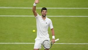 Novak Djokovic steht im Finale von Wimbledon. Foto: dpa/Kirsty Wigglesworth