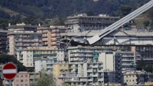 Möglicherweise ist der Riss eines Tragseils die Ursache der Tragödie von Genua. Foto: AP