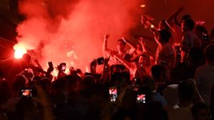 In Marseille dürfte es bei der Fußball-EM auch die dritte Nacht in Folge nicht ruhig bleiben. Foto: AFP
