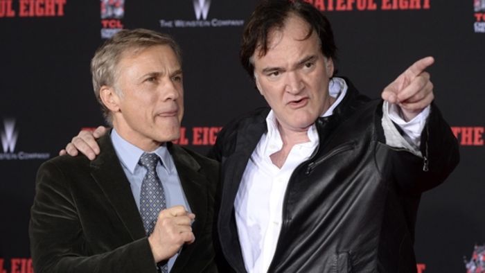 Quentin Tarantino  mit Händen und Füßen verewigt