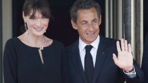 Carla Bruni-Sarkozy und Nicolas Sarkozy Foto: dpa