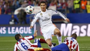 Cristiano Ronaldo und Real Madrid können Atletico Madrid nicht bezwingen. Foto: EFE