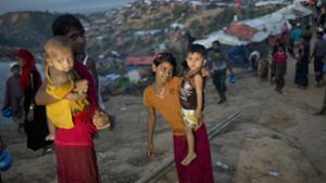 Das Militär in Myanmar hat Vorwürfe gegen seine Soldaten wegen mutmaßlichen Gräueltaten an der muslimischen Minderheit der Rohingya zurückgewiesen Foto: AP