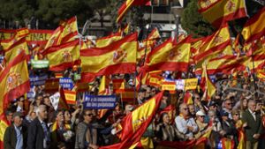 In Madrid sind am Samstag Tausende auf die Straßen gegangen. Foto: Getty Images Europe