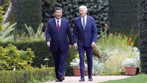 Joe Biden und Xi Jinping haben sich im November in Kalifornien getroffen. Foto: dpa/Doug Mills