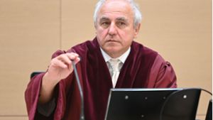 Rolf Raum, Vorsitzender des Ersten Strafsenats beim Bundesgerichtshof, verkündet das Urteil. Foto: dpa/Uli Deck