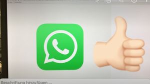 Die neuen Foto- und Videofunktionen von WhatsApp sind nun auch für Apple-User verfügbar. Foto: Matthias Kapaun/Screenshot