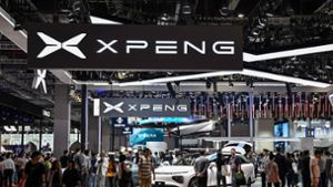 Die Marke Xpeng gehörte im vergangenen Jahr auf der Automesse in Schanghai zu den großen Überraschungen aus China. Foto: AFP/Hector Retamal