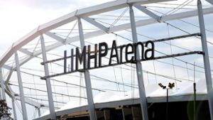 Die bisherige Mercedes-Benz-Arena heißt nun MHP-Arena Stuttgart. Foto: Baumann/Alexander Keppler