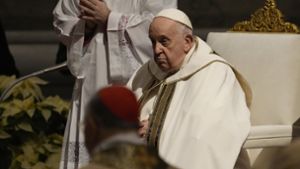 Der Papst verurteilt Abtreibungen  in seiner Weihnachtsbotschaft. Foto: dpa/Gregorio Borgia