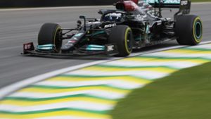 Lewis Hamilton beim Qualifying von Sao Paulo Foto: AFP/CARL DE SOUZA