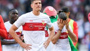 Mario Gomez und der VfB Stuttgart haben gegen Holstein Kiel verloren. Foto: dpa/Tom Weller