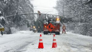 Im Osten der USA und Kanadas ist es zu einem Wintereinbruch gekommen. Foto: dpa/Ben McCanna