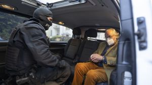 Der festgenommene Prinz Reuß im Dezember 2022. Foto: picture alliance/dpa/Boris Roessler