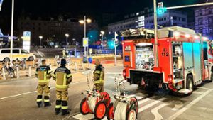 Alarm für die Feuerwehr: Am Marienplatz wurde  an der unterirdischen Haltestelle gefährliche Flusssäure entdeckt. Foto: 7aktuell.de/Kevin Lermer