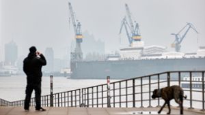 Blick auf den Hamburger Hafen: Nach vorläufigen Daten schrumpfte die Wirtschaftsleistung im vierten Quartal zum Vorquartal um 0,3 Prozent. Foto: Georg Wendt/dpa