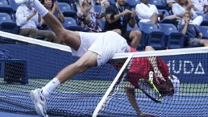Oscar Otte schied im Achtelfinale der US Open aus. Foto: dpa/Elise Amendola
