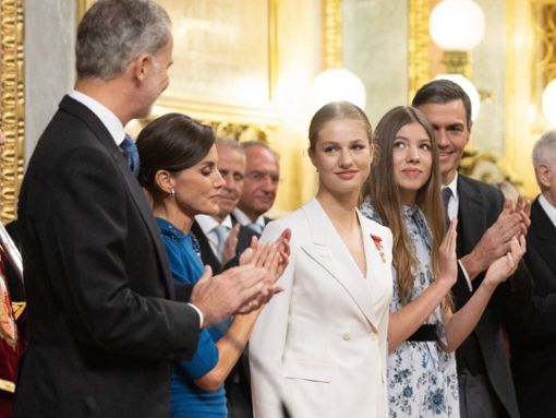 Leonor von Spanien hat an ihrem 18. Geburtstag den Eid auf die Verfassung geleistet. Foto: imago images/ABACAPRESS
