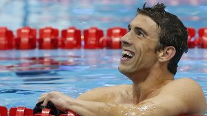Schwimmstar Michael Phelps bei dem Olympischen Spielen in London 2012. Foto: dpa