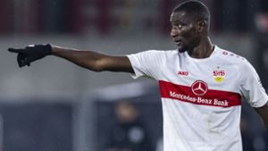 Serhou Guirassy steht erstmals seit Anfang Februar wieder im Kader des VfB Stuttgart. Foto: dpa/Tom Weller