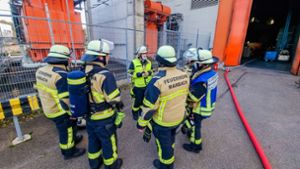 Die Feuerwehr berät die Situation. Foto: KS-Images.de/Karsten Schmalz
