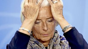 Die IWF-Chefin Christine Lagarde wird von ihrer Vergangenheit eingeholt. Foto: Getty