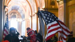 Am 6. Januar nahmen randalierende Trump-Anhänger das Kapitol in Washington ein. Foto: AFP/ROBERTO SCHMIDT