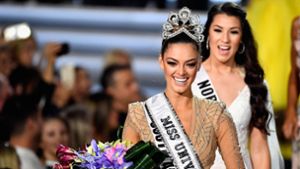 Die 22-Jährige Südafrikanerin ist die strahlende Gewinnerin der diesjährigen Miss-Universe-Wahl. Foto: AFP