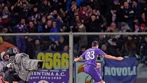 Plötzlich ist Mario Gomez beim AC Florenz wieder der gefeierte Held.  Foto: ANSA