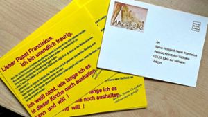 Postkarten für Papst Franziskus Foto: privat