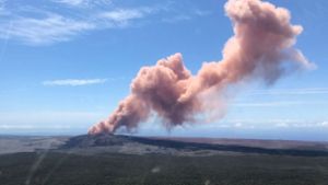 Die Katastrophenschutzbehörde warnt nach Ausbruch des Vulkans Kilauea die Einwohner vor giftigen Gasen, die tödlich sein könnten. Foto: US Geological Survey