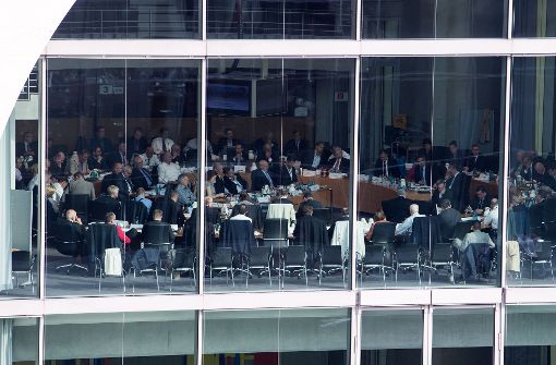 Die verbleibenden 93 Abgeordneten der AfD haben sich am Dienstag zu ihrer ersten Fraktionssitzung getroffen. Foto: dpa