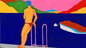 In der Galerie Thomas Fuchs: Navot Miller, Eren in Lake Como, 2023 (Ausschnitt). Foto: Navot Miller/Navot Miller
