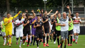 Die Spieler des VfB Stuttgart wissen nun, wann sie es mit welchem Gegner zu tun bekommen. Foto: dpa