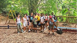 Die Realschülerinnen und -schüler aus Nellingen haben auf Martinique viele Freundschaften geknüpft. Foto: Ines Rudel