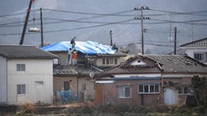 Ein schweres Erdbeben hat Fukushima erschüttert. Foto: AFP/CHARLY TRIBALLEAU