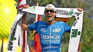 Schon wieder ist ein Deutscher vorne: Patrick Lange gewinnt den Ironman auf Hawaii. Foto:  
