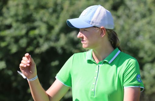 Helen Briem gewann drei ihrer vier Golf-Partien für die Auswahlmannschaft der Toptalente aus Kontinentaleuropa. Foto: Andreas Gorr