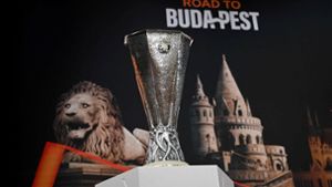 Das Europa-League-Finale 2023 findet in Budapest statt. Foto: AFP/FABRICE COFFRINI