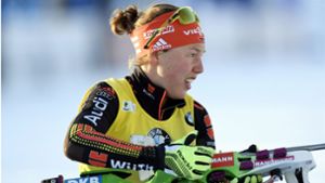 Laura Dahlmeier hat erstmals den Gesamtweltcup im Biathlon gewonnen. Foto: Lehtikuva