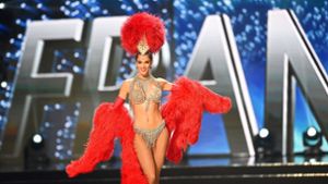 Die insgesamt 86 Kandidatinnen der Miss-Universe-Wahl repräsentieren ihr Land in Abendroben, Bikinis und in typischen Kostümen. Foto: AFP