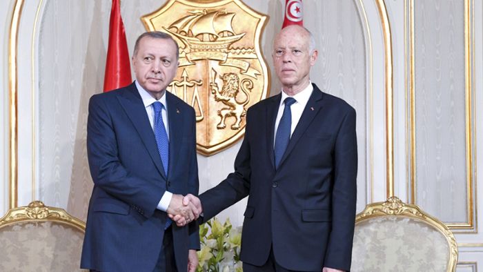 Türkischer Präsident trifft Amtskollegen Kaïs Saïed