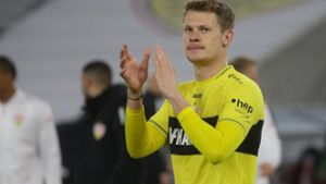 Alexander Nübel fühlt sich beim VfB Stuttgart wohl – und dankt es bisher mit guten Leistungen. Foto: Baumann/Hansjürgen Britsch